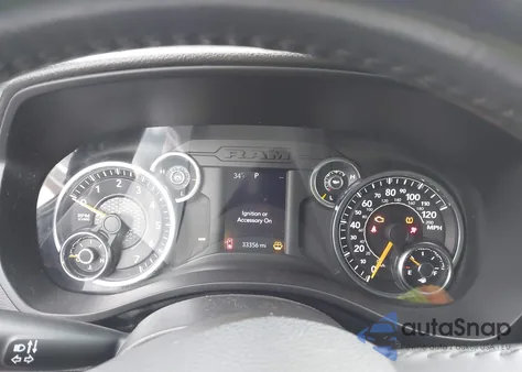 2022 Ram 1500 Big Horn 4X4 5'7 Box z USA, uszkodzony, nr VIN 1C6SRFFT2NN448860